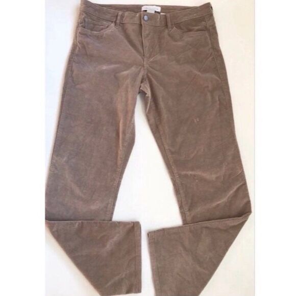 Calvin Klein & Co Women’s Plus Size 14 Tan Corduroy Straight Leg Pants - Picture 6 of 8